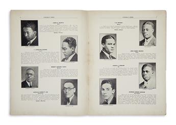 (EDUCATION.) Commencement issue of the Lincoln News, the Lincoln University magazine, featuring Langston Hughes.